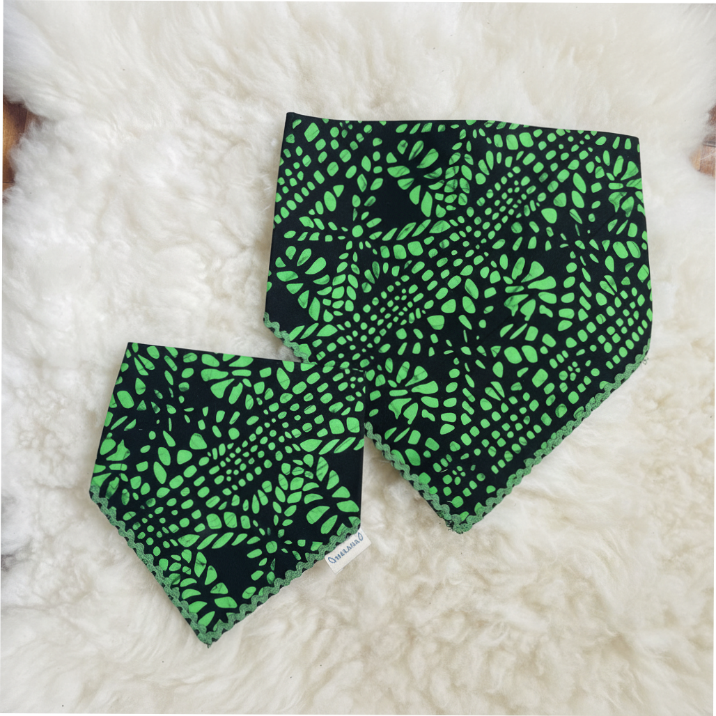 犬用バンダナ｜アフリカのキテンゲ布｜MALAIKA